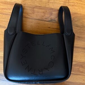 Stella McCartney Veg Leather Black Shoulder Bag